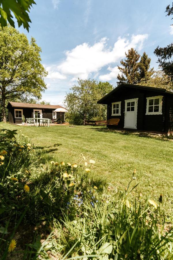 Wunderschoenes Chalet Mit Gaestehaus In Der Natur Mit Fass-Sauna Sangerhausen Ngoại thất bức ảnh