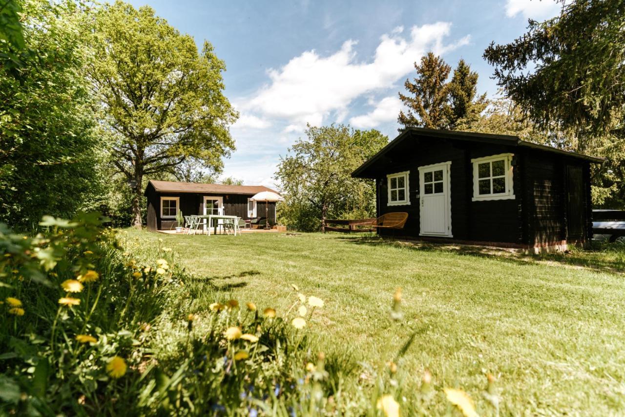 Wunderschoenes Chalet Mit Gaestehaus In Der Natur Mit Fass-Sauna Sangerhausen Ngoại thất bức ảnh